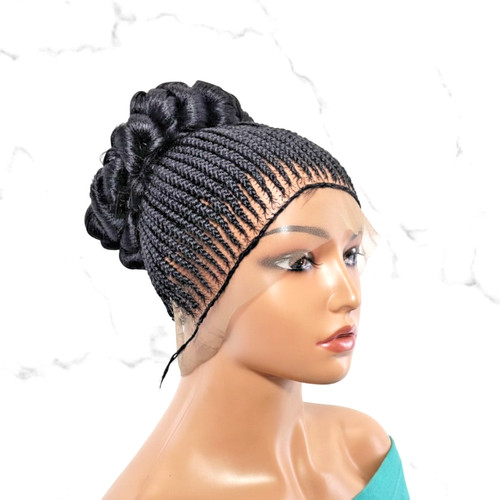 Parrucca intrecciata cornrow - parrucca,