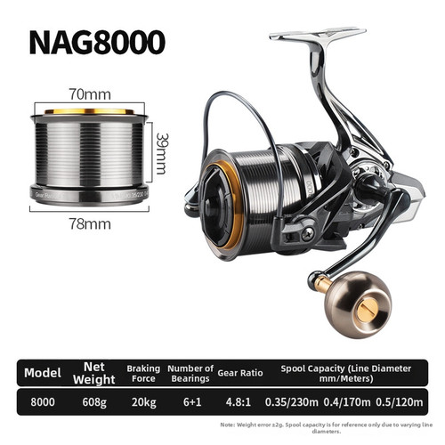 Mulinello pesca 8000 10000 - 8000,