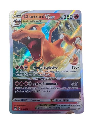 Pokemon carta charizard v - charizard,