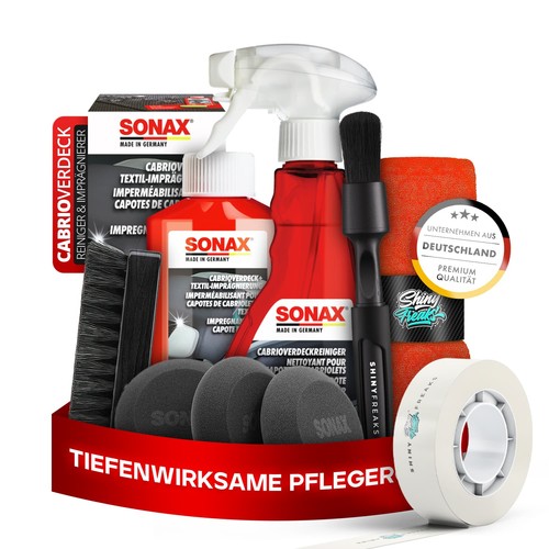 Sonax kit cura capote - kit, cabrio