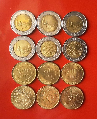 Monete 200 500 - lire,