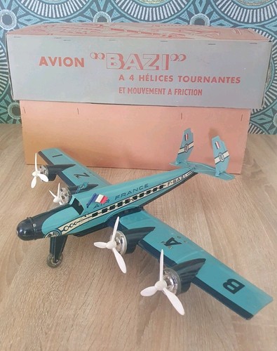 Jouet ancien joustra avion - jouet,