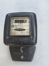 Contatore Elettrico Monofase Enel 70 Vecchio
