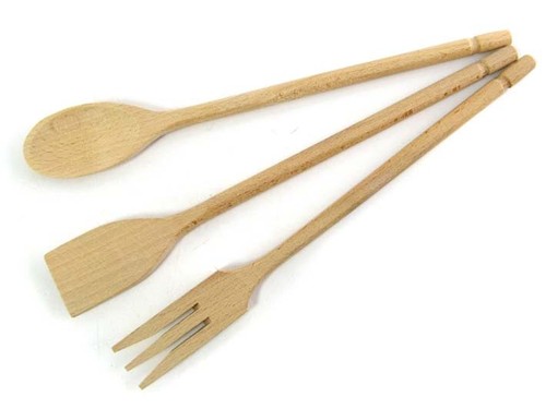 Set mestoli legno - mestoli,