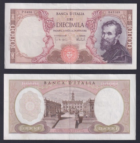 Banconota italia 10000 lire - italia,