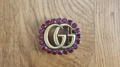 Fibbia gucci logo - gucci,