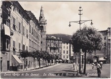 LERICI - LA SPEZIA - LA CHIESA DI S. ROCCO E PIAZZA GARIBALDI - VIAGG.1955-35941