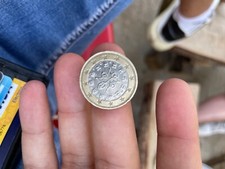 Moneta euro sbagliata - moneta, 1