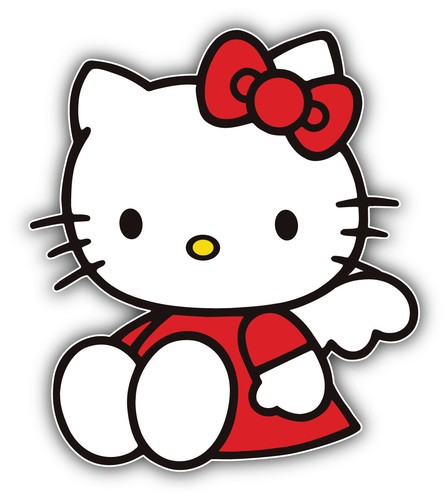 Adesivo hello kitty - angelo, dei