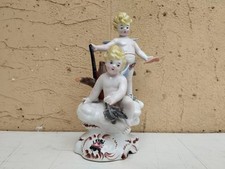ANTICA SCULTURA STATUA PUTTI PORCELLANA DI CAPODIMONTE DESIGNER ANDREA MANETTI