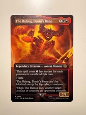 Magic MTG • The Balrog, Durin's Bane (Borderless) • LORT 405 • R • ENG • MINT