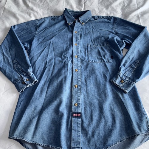 Camicia uomo dickies blu - blu, denim