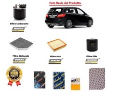 Kit Filtri Tagliando per Mercedes Classe B W246 1.5 cc B 180 CDI/d 80 Kw