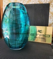 Etro "Uovo" Vaso Vetro Di