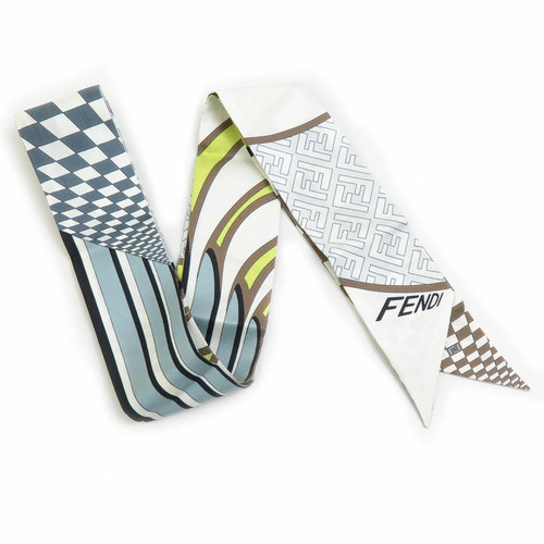 Sciarpa fendi seta multicolore - sciarpa,