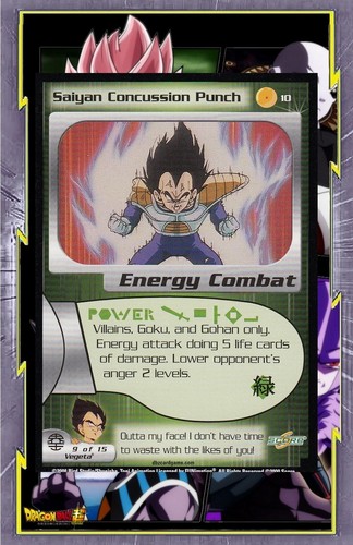 Saiyan concussion punch - punch,