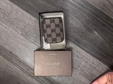 Porta carte assegni Gucci GG