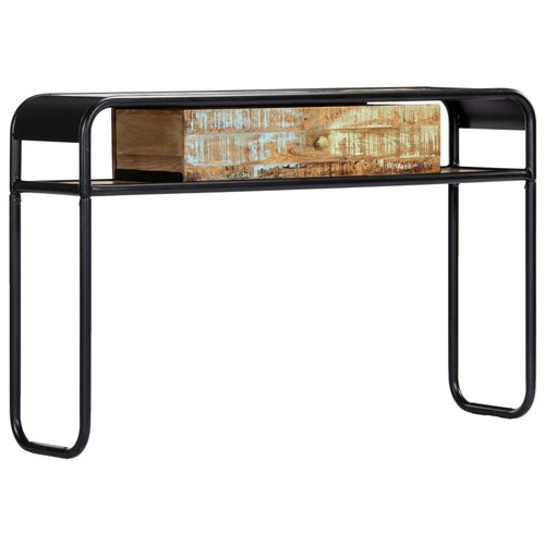 Tavolo consolle nero 118x30x75 - tavolo,