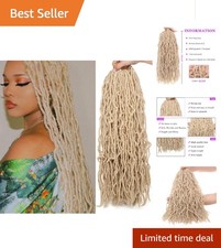 Blonde Nu Faux Locs 18 pollici