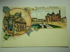 RICORDO DI PADOVA CARTOLINA NUOVA RIPRODUZIONE FABBRI - ALINARI 