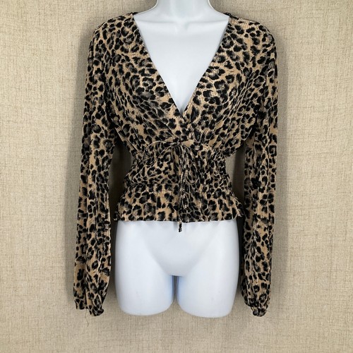 Blusa zara donna marrone - zara,