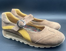 Rara sneaker vintage Y2K Jeffrey Campbell scamosciata Mary Jane suola 8,5 Spagna