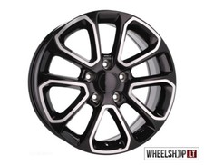 Cerchi in lega Jeep Chrysler R18 5x127 4x18 pollici 8j neri lavorati Felgen