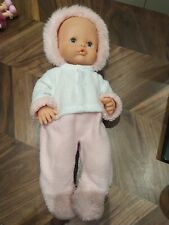 bambola Nenuco Famosa Migliorati Con Tutina Invernale Beve e Fa Pipì USATA