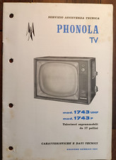1961 phonola modello - phonola, tv
