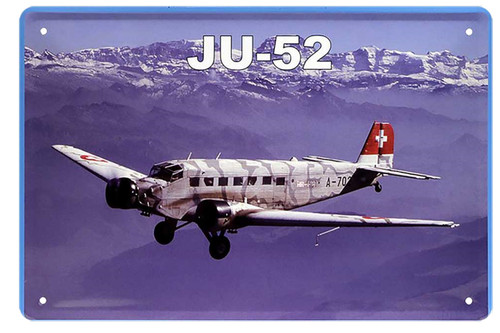 Targa latta ju 52 - ,