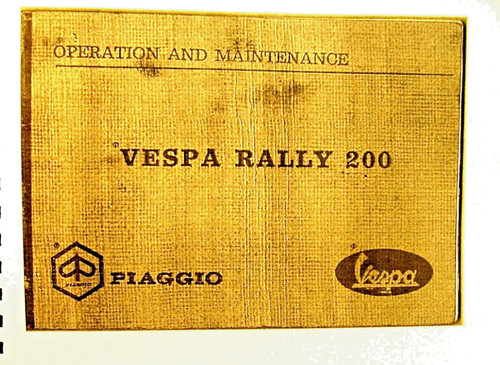 1972 vespa rally - vespa,