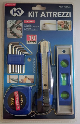 Kit pezzi attrezzi fai - da,