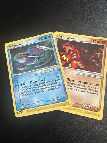 Lotto carte pokémon - kyogre, ex
