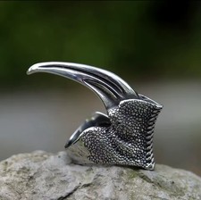 316L stainless-steel rings Hearts unique hiphop Chrome cross Skull Ring intage