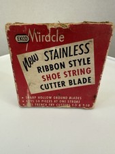 Lama tagliacalza vintage Ekco Miracle stile nastro inox T-5/T-10 #11 NOS