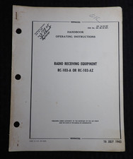 1943 WWII RC-103-A RC-103-AZ