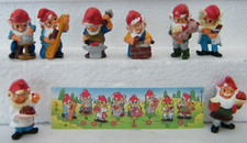 SC13-EX16) NANI, GNOMI, ARTIGIANI, SERIE COMPLETA 8 SOGGETTI + CARTINA