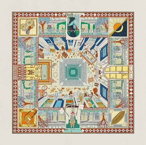 Sciarpa hermès carrè objets - sciarpa,