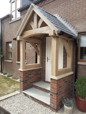 Romney Oak Porch Kit | Curved