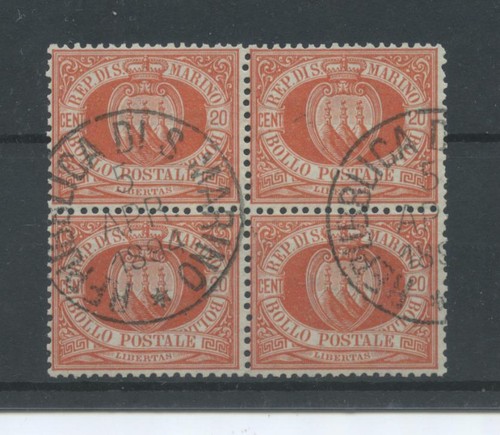 San marino 1877 20c - san,