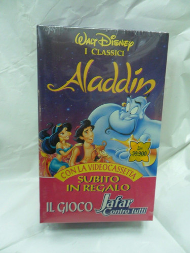 Vhs aladdin gioco - vhs,