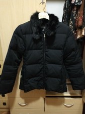 Piumino donna nero  in vera piuma d'oca....