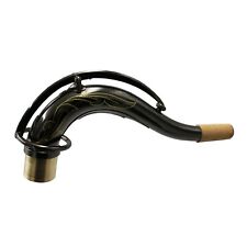 Collo elettrico nero nichelato giallo ottone stile SBA manico sassofono tenore