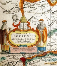 1636 MAPPA ORIGINALE HONDIUS