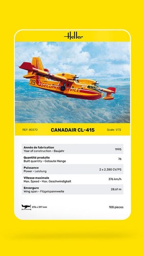 Canadair 415 heller - cl-415,, 1/72
