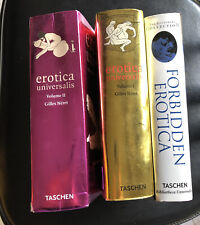 TASCHEN INTROVABILI TRE LIBRI FOTO E DISEGNI EROTICI