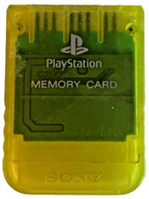 Memory Card 1MB SONY per Sony PS1 PS2 - PlayStation 1 - GIALLO