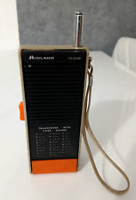 Walkie Talkie Vintage Raro 1971 Midland 13-046 Codice Morse Funzionante