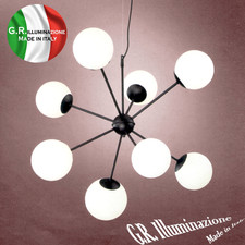 Sospensione moderna Nera 8