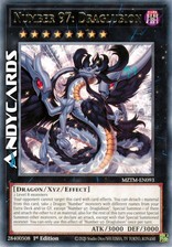NUMBER 97: DRAGLUBION (Numero 97: Draglubione) Rara • MZTM EN093 • 1Ed • Yugioh!